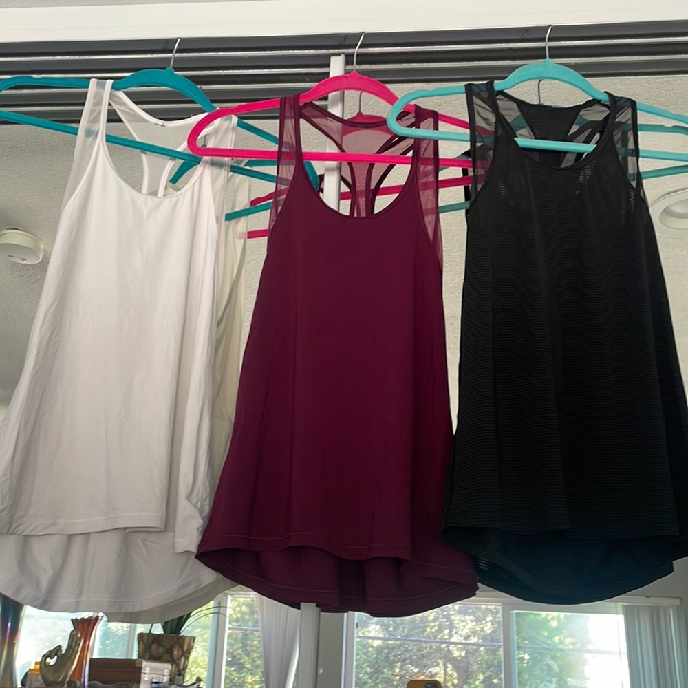 3 Victoria Sport mesh athletic tank tops